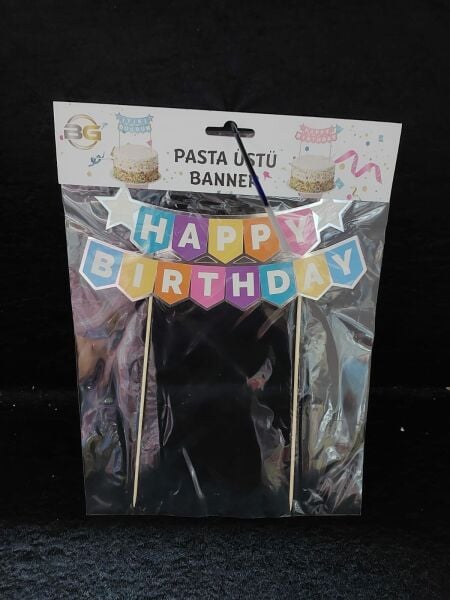 PASTA ÜSTÜ BANNIR HAPPY MAKARON GÜMÜŞ
