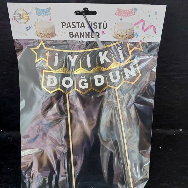 PASTA ÜSTÜ BANNIR İ.DOĞDUN SIYAH GOLD