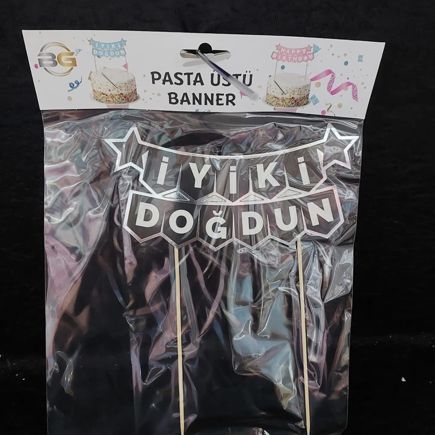PASTA ÜSTÜ BANNIR İ.DOĞDUN SIYAH GÜMÜŞ