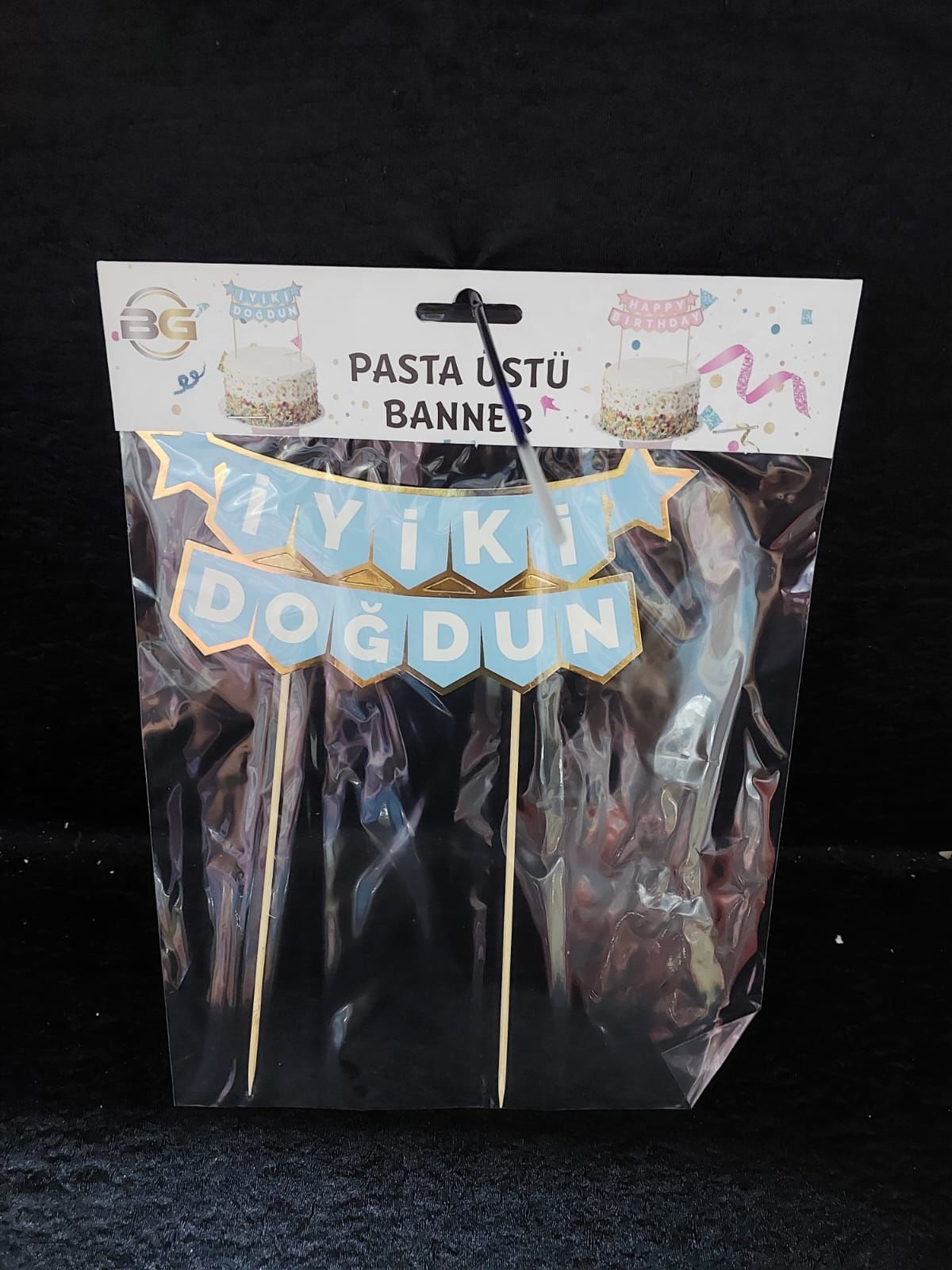 PASTA ÜSTÜ BANNIR İ.DOĞDUN MAVİ GOLD