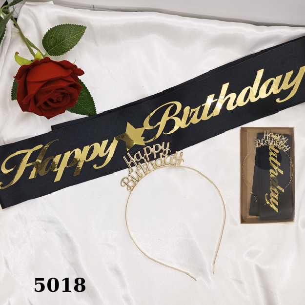METAL TAC KUSAK SET  HAPPY SIYAHGOLD