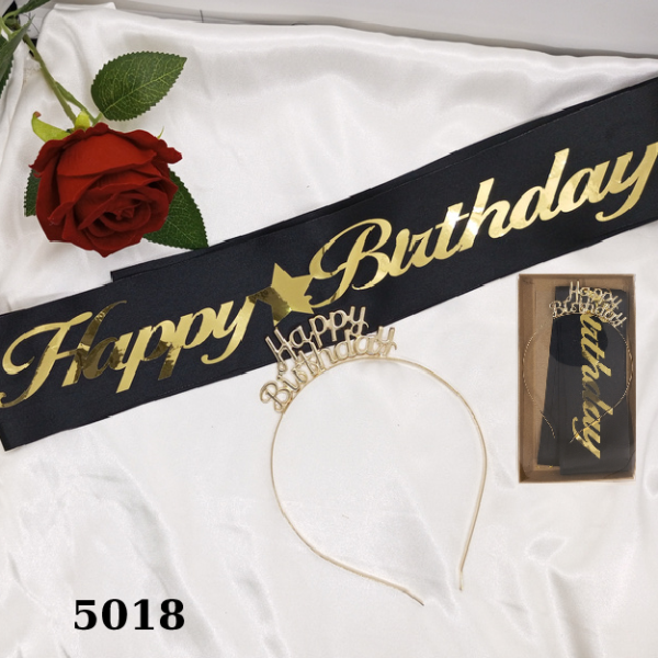 METAL TAC KUSAK SET  HAPPY SIYAHGOLD