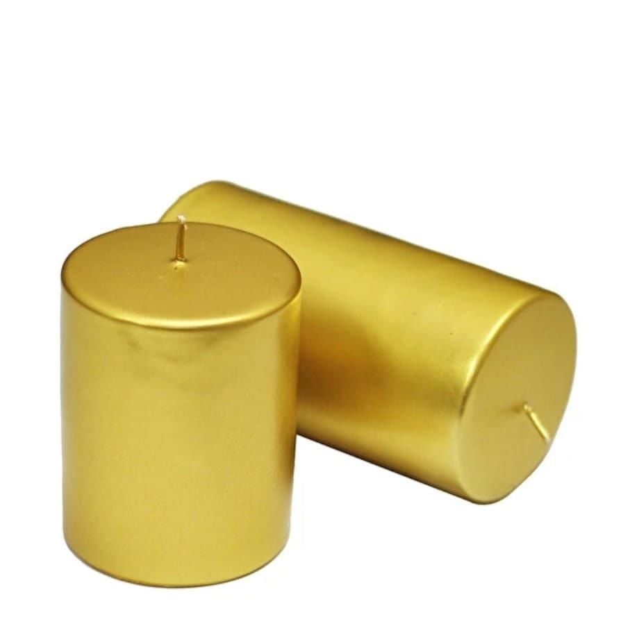 TAKOZ MUM VARAKLI UZUN ALTIN 12hX6.5 CM