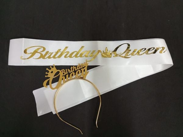 MIKA TAC KUŞAK TAKIM  BRIDAY GUEEN ALTIN