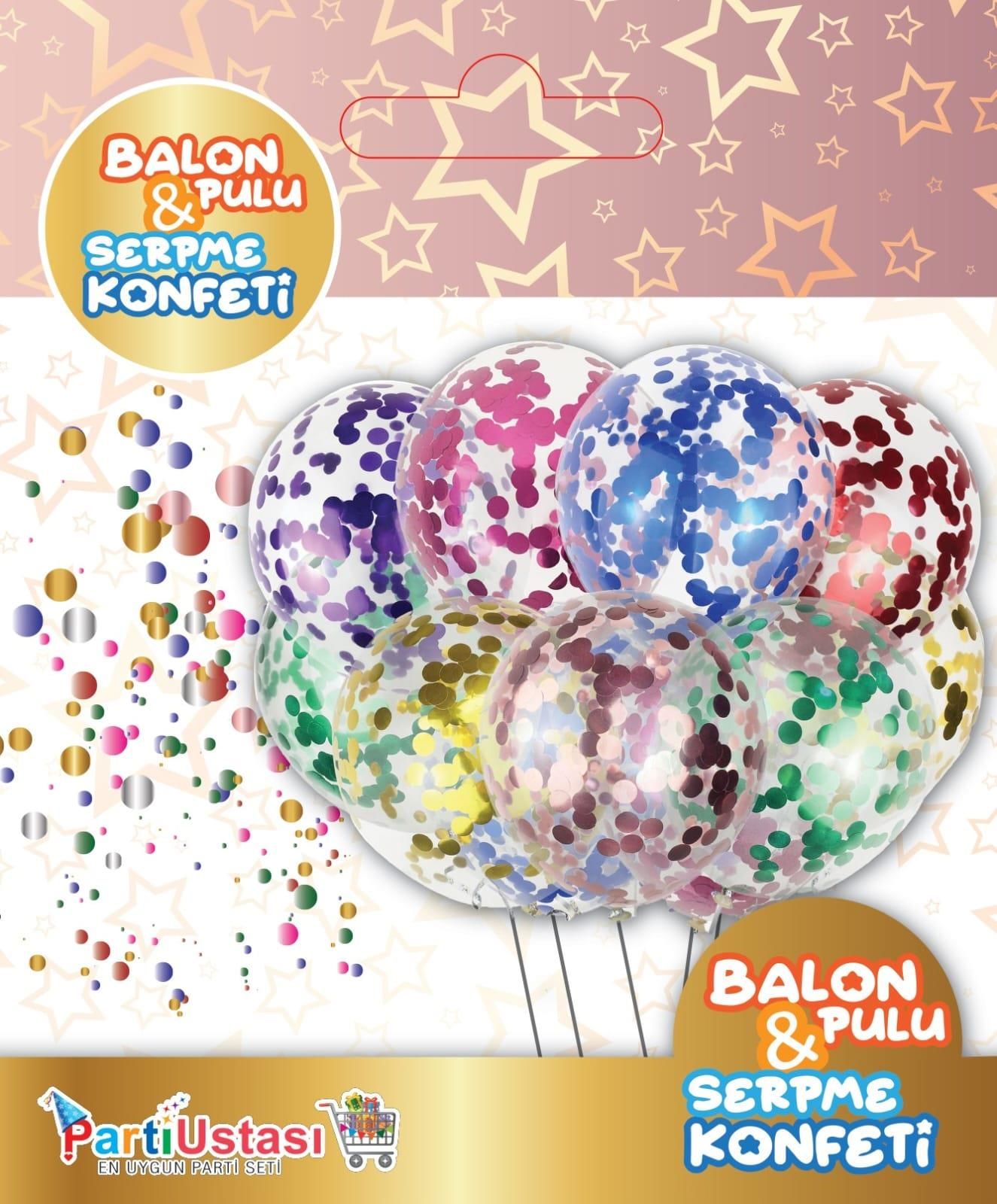 BALON PULU PARLAK KIRMIZI