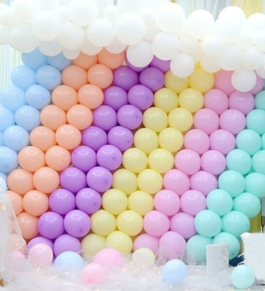 BALON MACARON PEMBE 100 LÜ