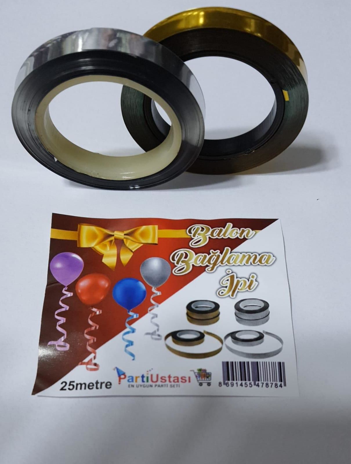 BALON BAĞLAMA İPİ 20 Lİ ALTIN