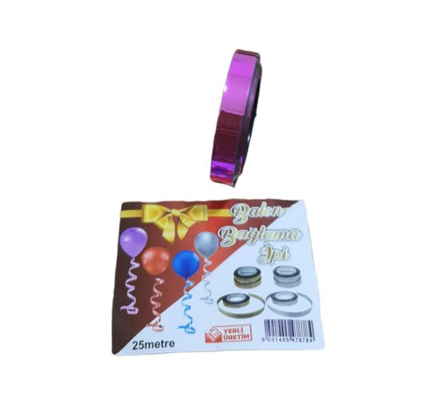 BALON BAĞLAMA İPİ 20 Lİ PEMBE