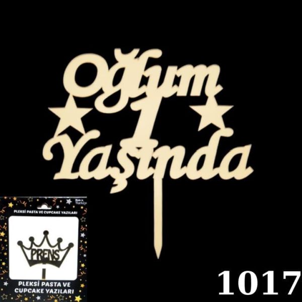PASTA YAZISI PLEKSİ OĞLUM 1 YAŞINDA ALTIN