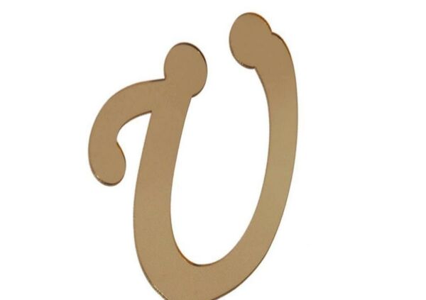PLEKSİ 25 Lİ HARF ALTIN NO:Ü