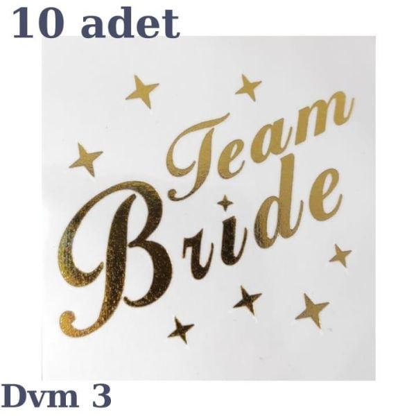DÖVME TEAM BRİDE ALTIN NO:3